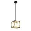 Modern LED Pendant Light with 42 Inches Adjustable Suspender-Black - Color: Black