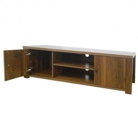 Classic Style TV Console Cabinet for 65-Inch TV with 2 Cable Management Holes