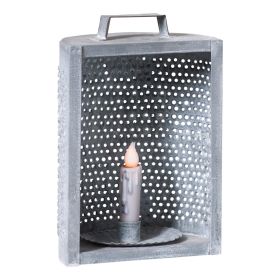 Mantle Light in Weathered Zinc